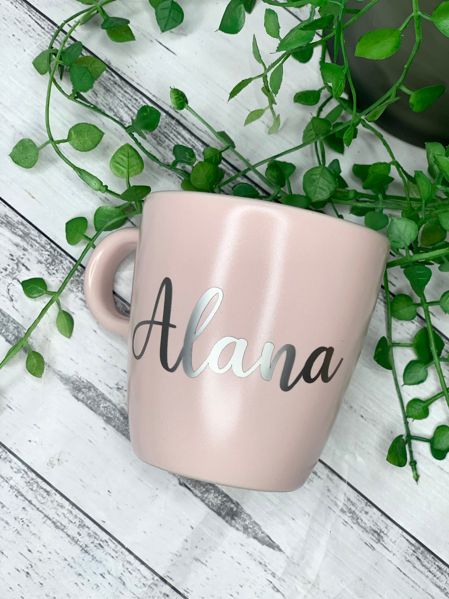 Personalised 370ml Name Mug Pink