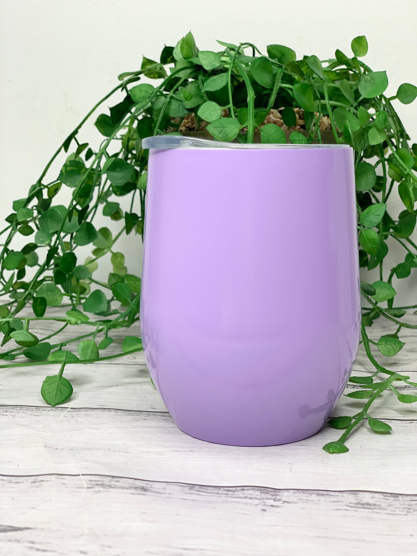 Purple Insulated Vacuum Stainless Steel 350ml Wine Tumbler