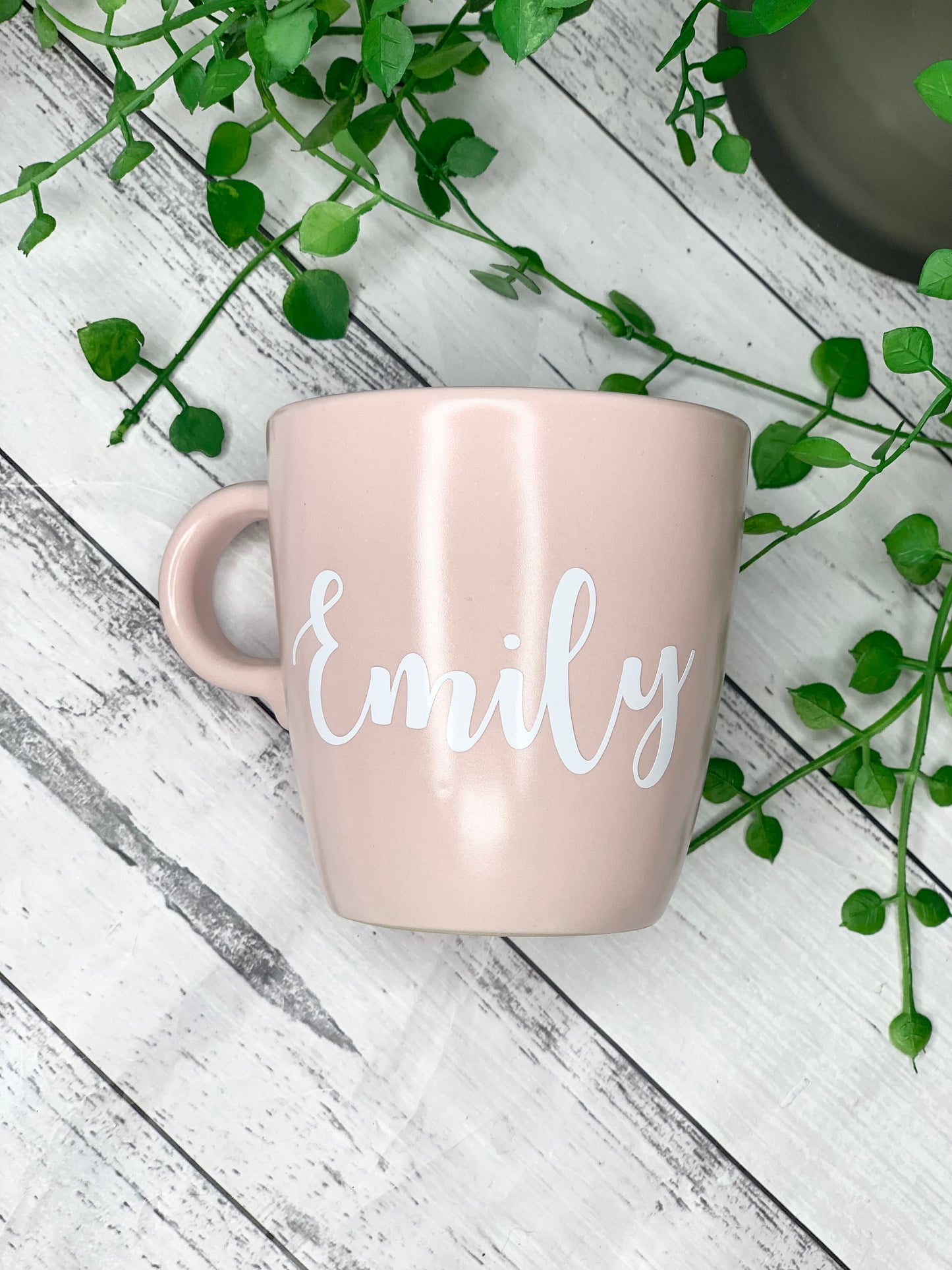 Personalised 370ml Name Mug Pink
