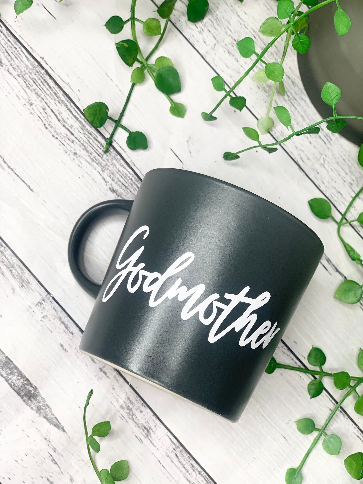 Personalised 300ml Name Mug Dark Grey