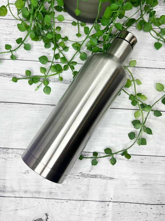 Silver Insulated Vacuum Stainless Steel 502ml Wine Tumbler