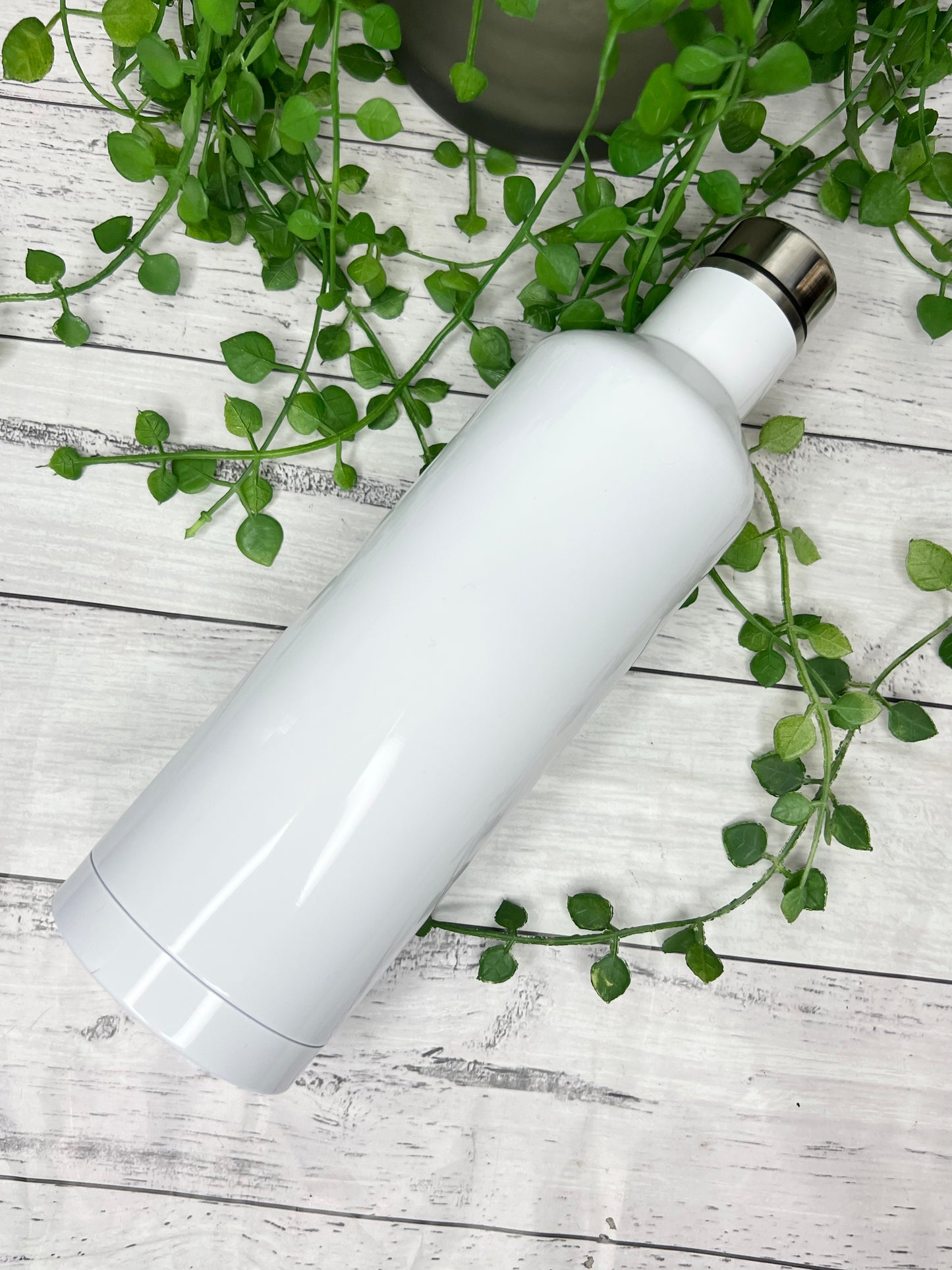 White Insulated Vacuum Stainless Steel 502ml Wine Tumbler
