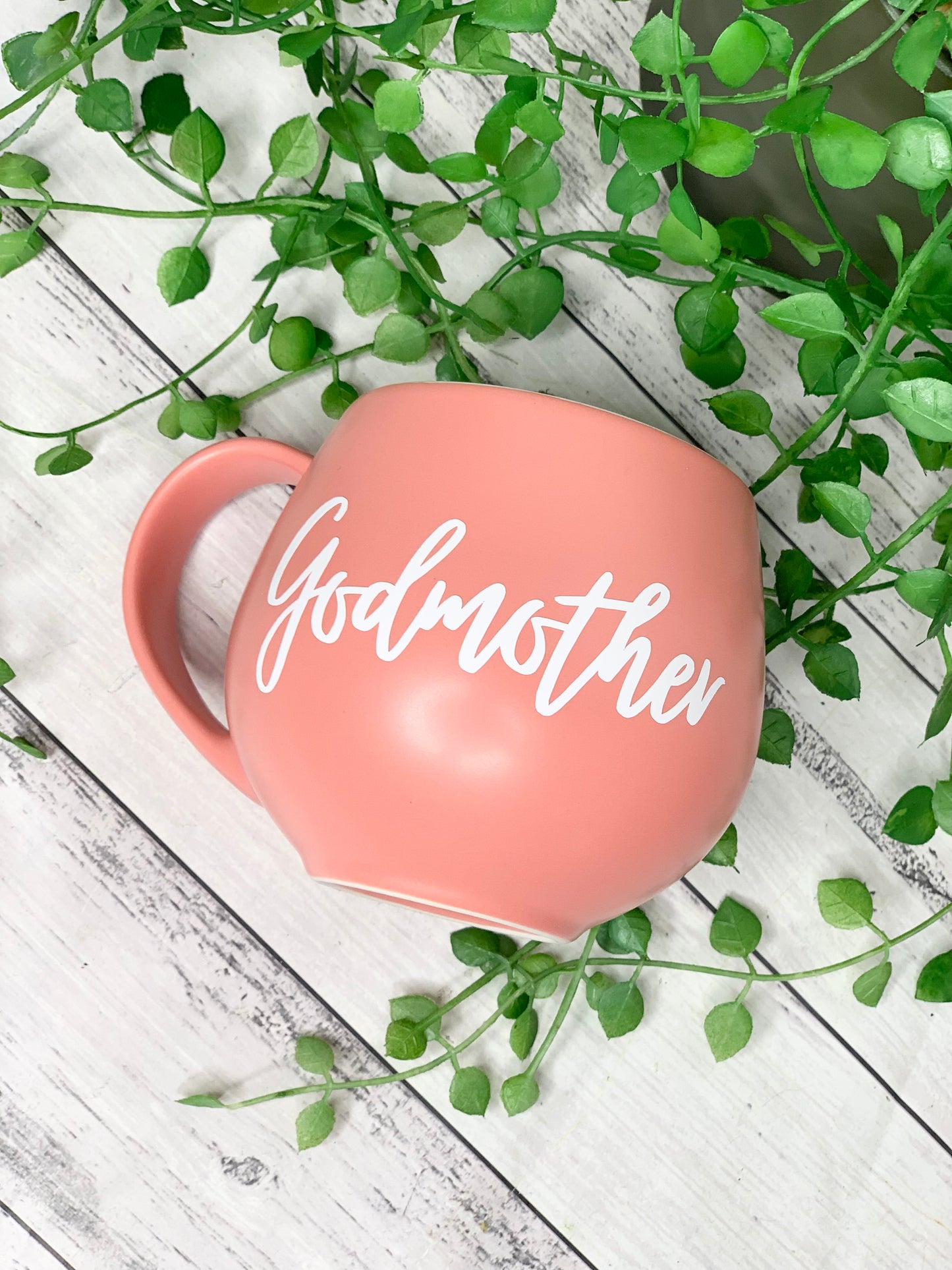 Personalised Coral hug mugs names 450ml Gift snug mug
