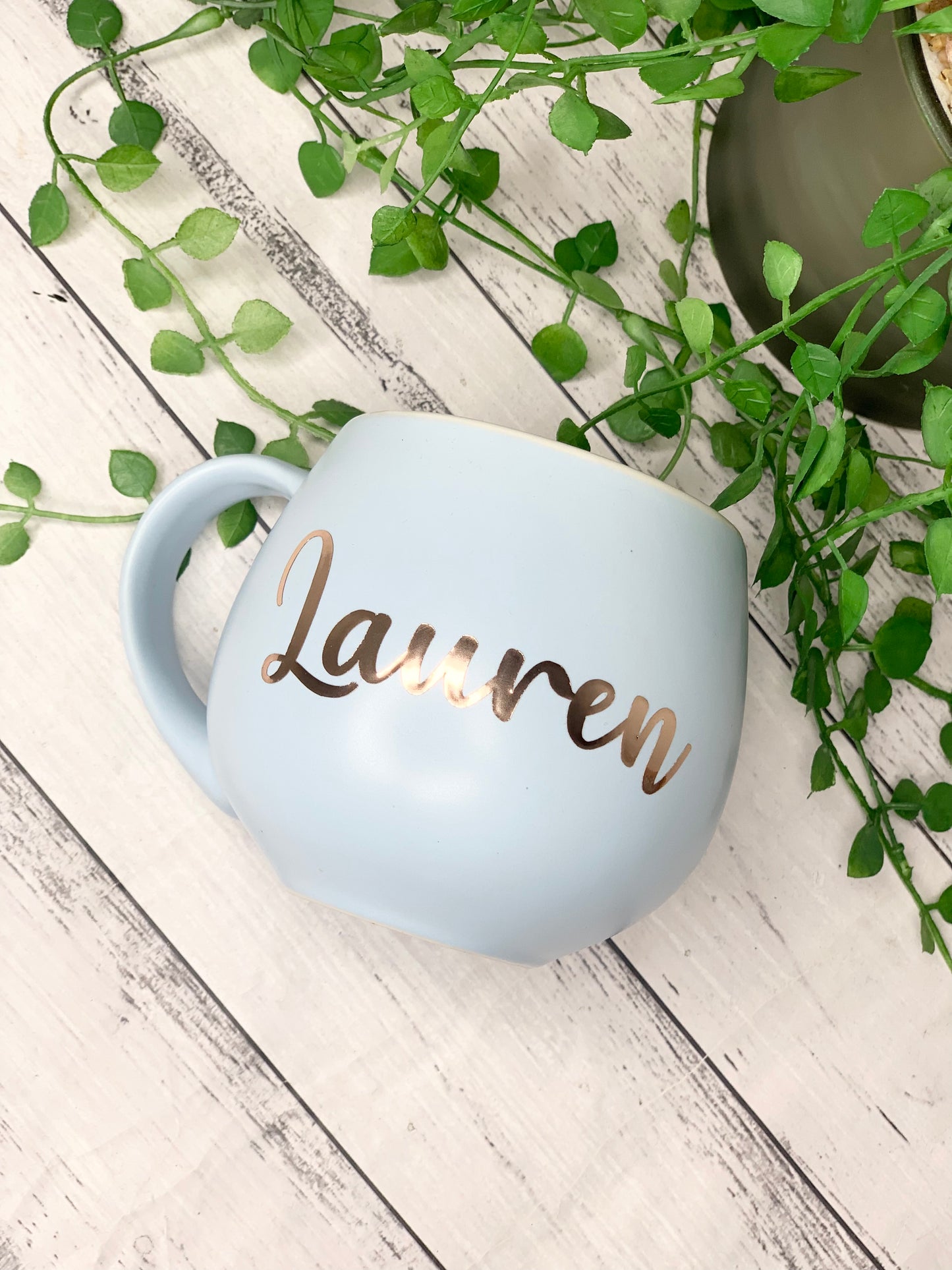 Personalised Blue hug mugs names 450ml Gift snug mug