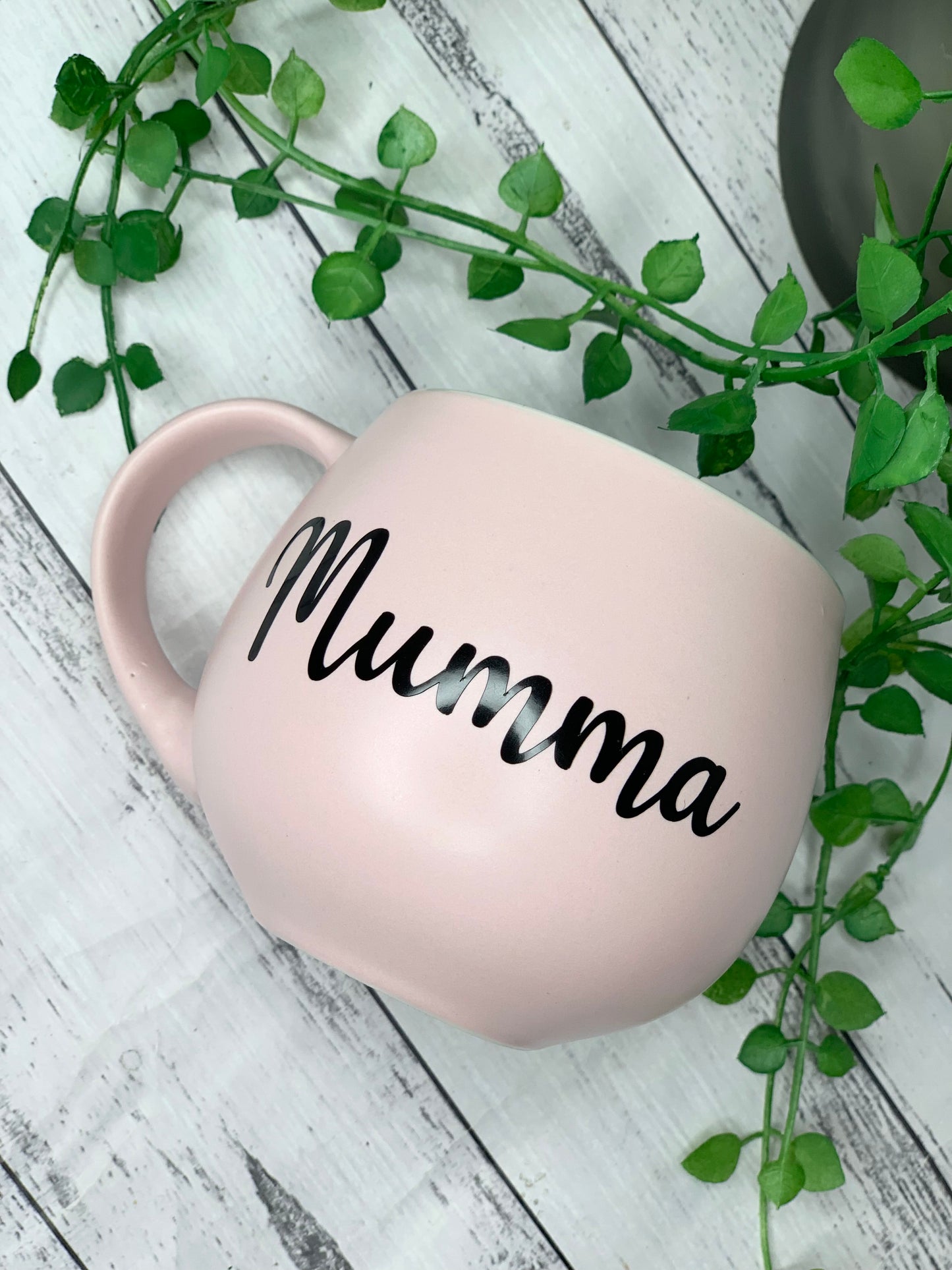 Personalised Pink hug mugs names 450ml Gift snug mug