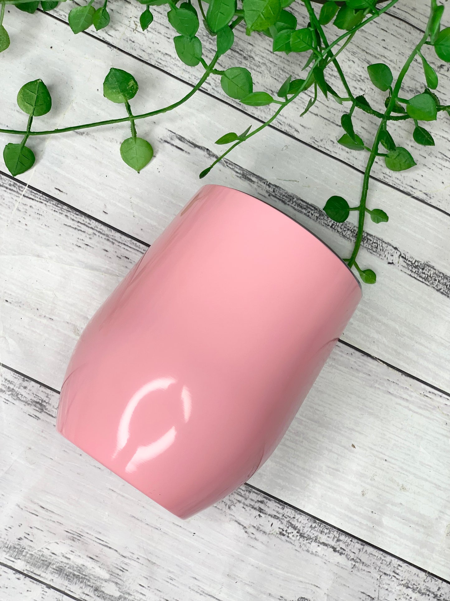 Pink Insulated Vacuum Stainless Steel 350ml Wine Tumbler