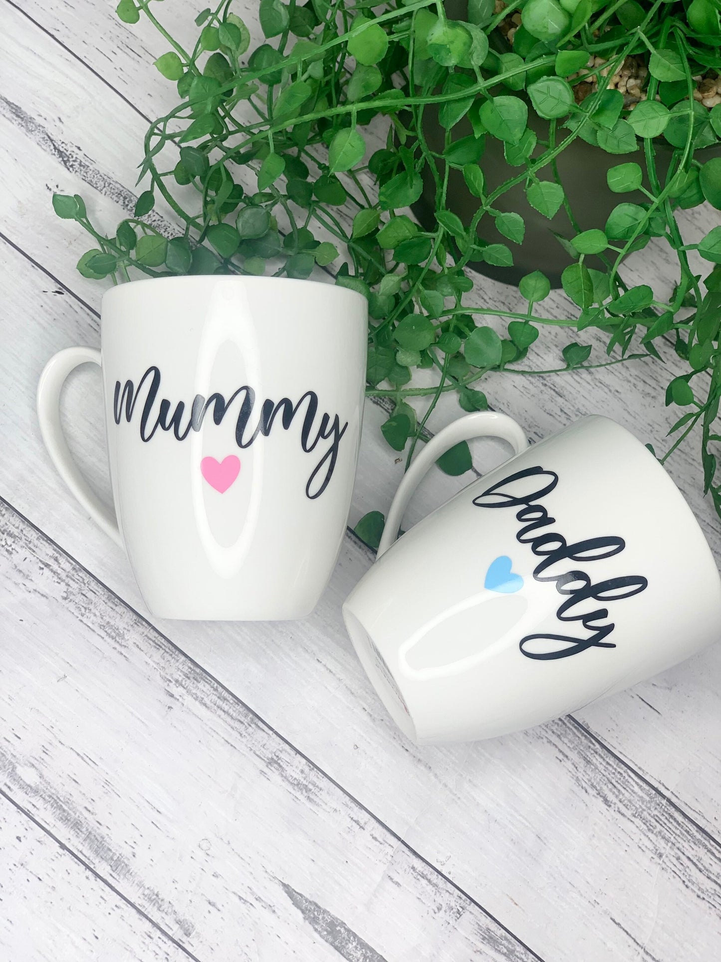 Mummy and Daddy 450ml mugs coffee cups parents