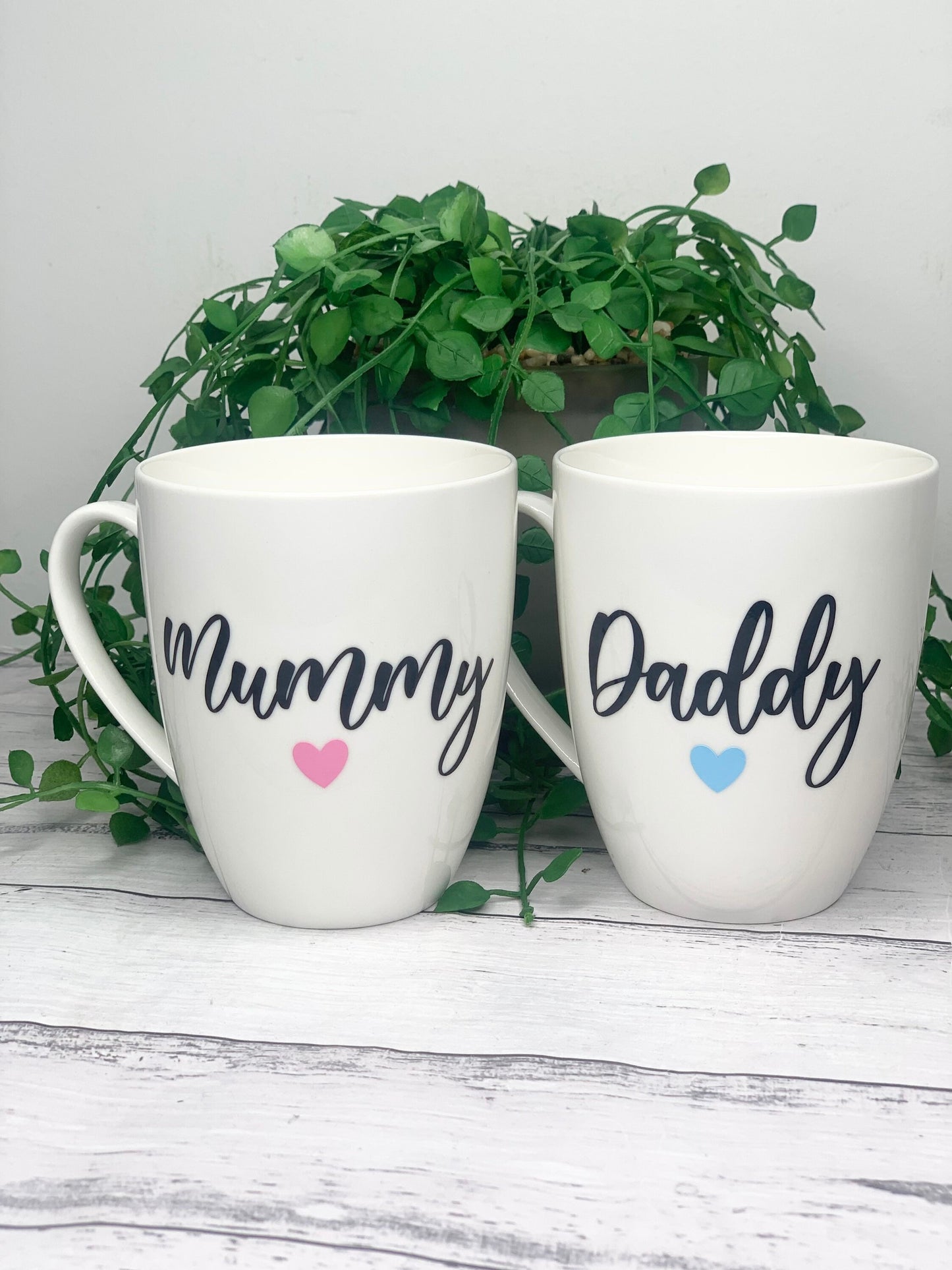 Mummy and Daddy 450ml mugs coffee cups parents