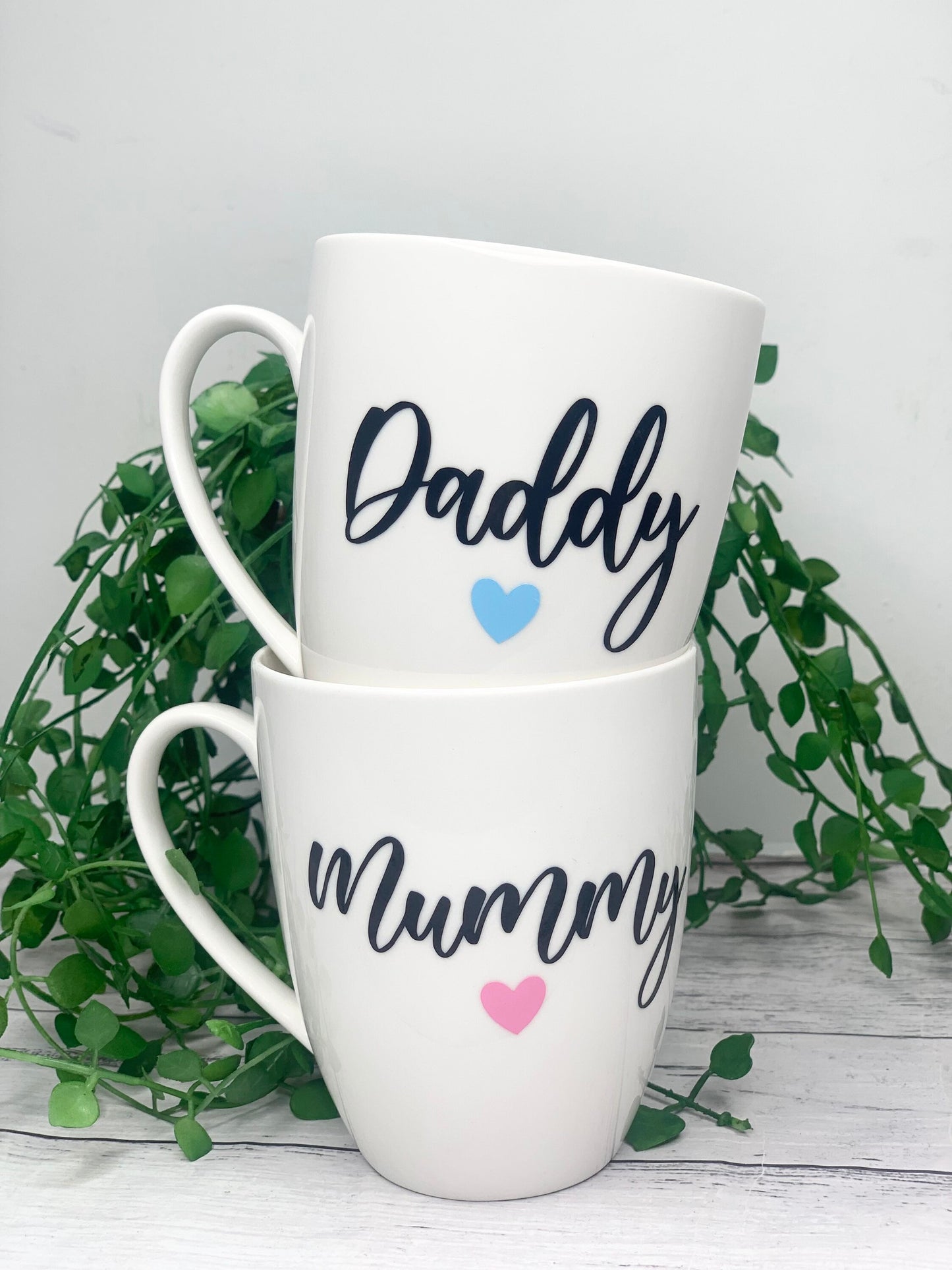 Mummy and Daddy 450ml mugs coffee cups parents