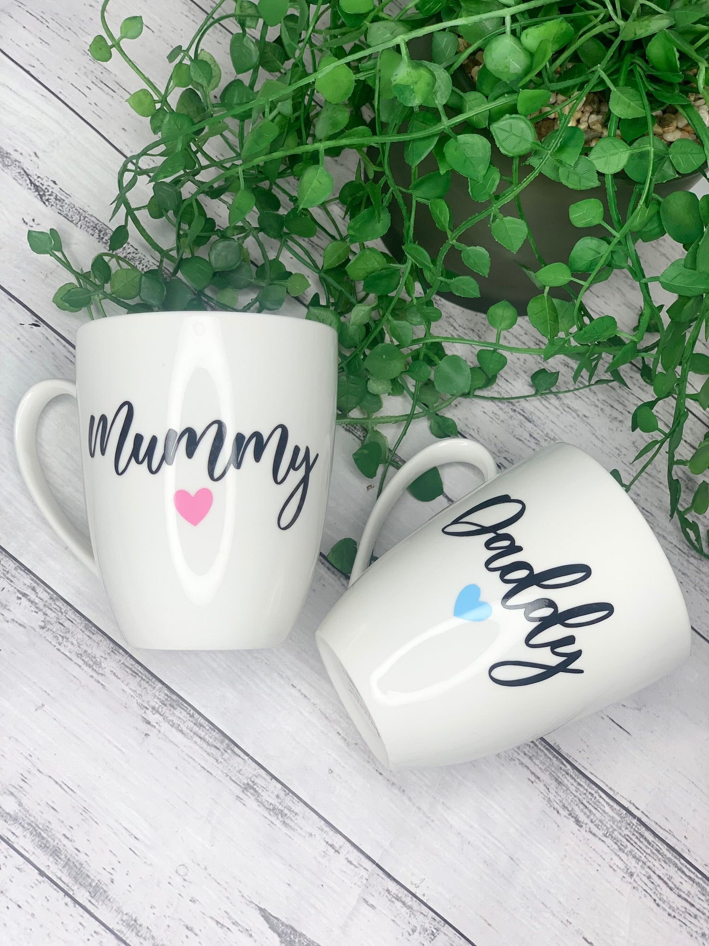 Mummy and Daddy 450ml mugs coffee cups parents