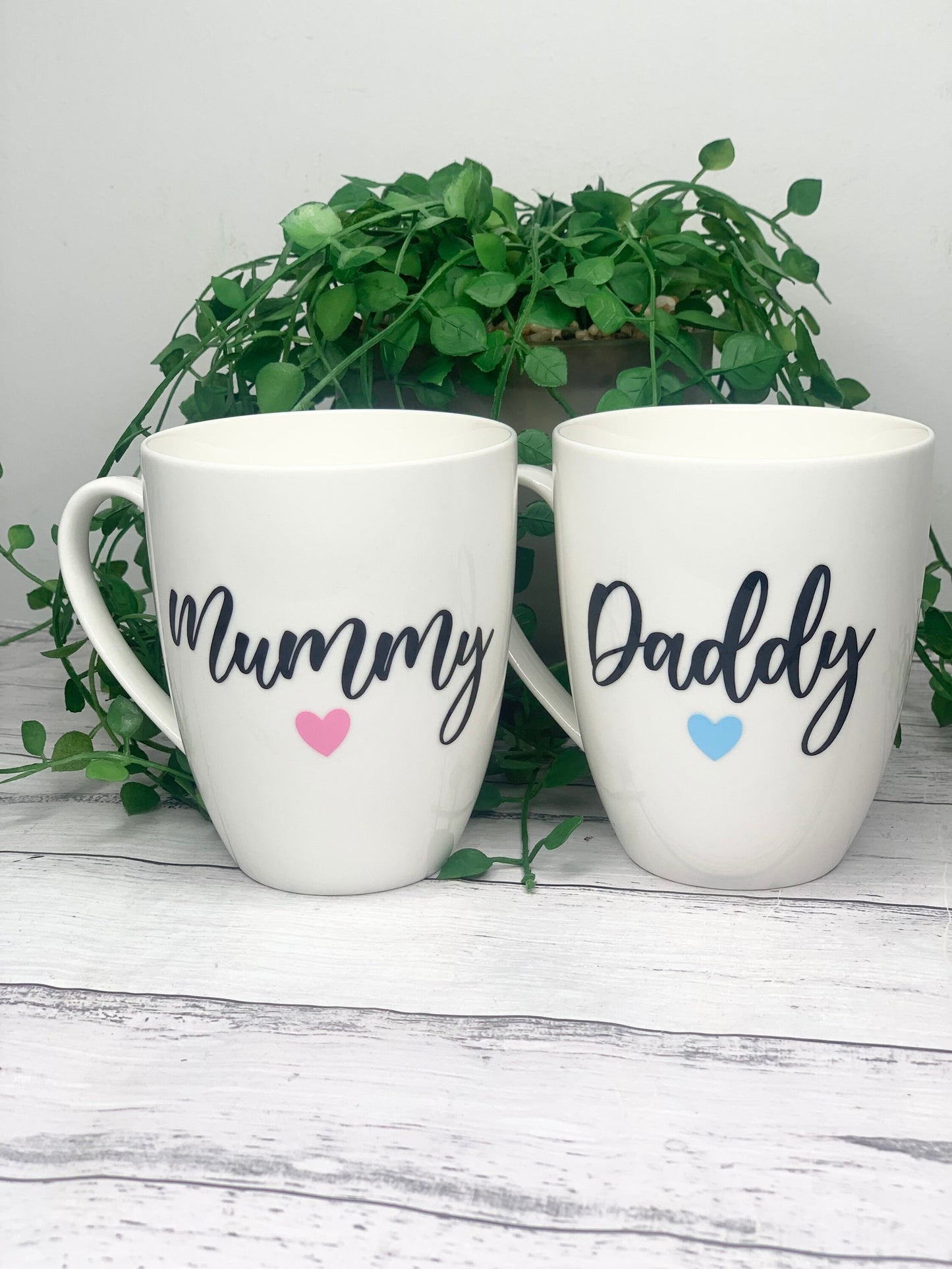 Mummy and Daddy 450ml mugs coffee cups parents
