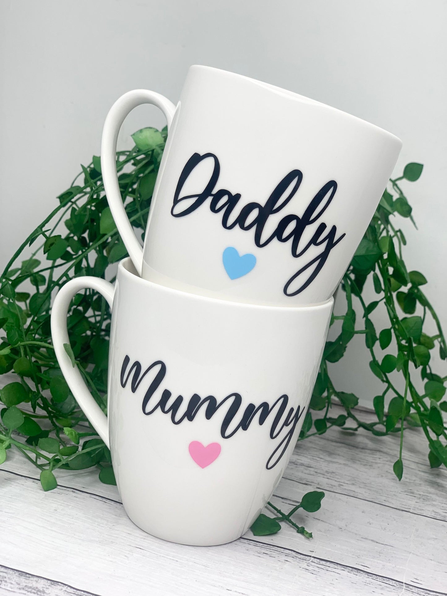 Mummy and Daddy 450ml mugs coffee cups parents