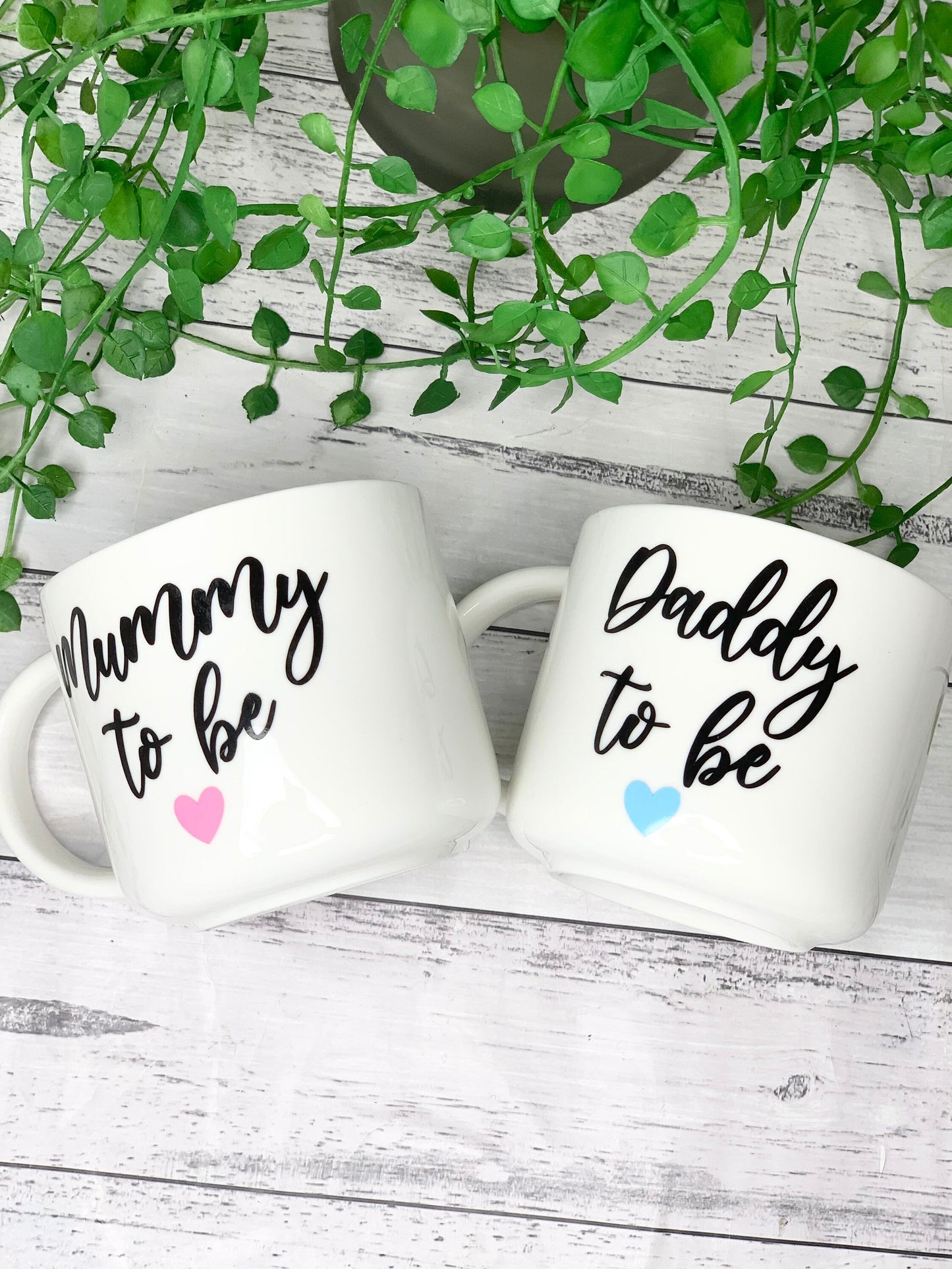 Mummy to be and daddy to be  440ml mugs coffee cups set couple gift set
