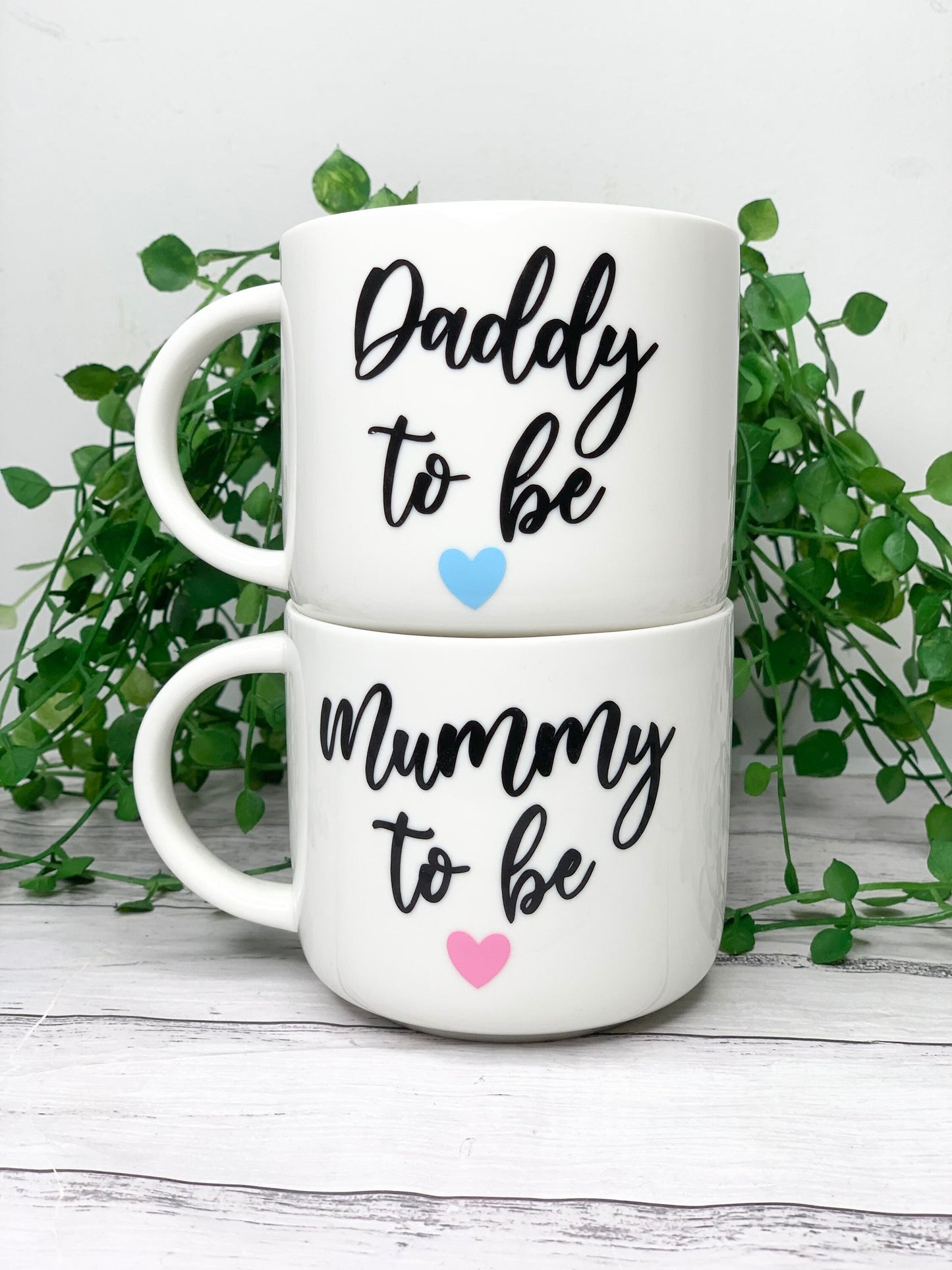 Mummy to be and daddy to be  440ml mugs coffee cups set couple gift set