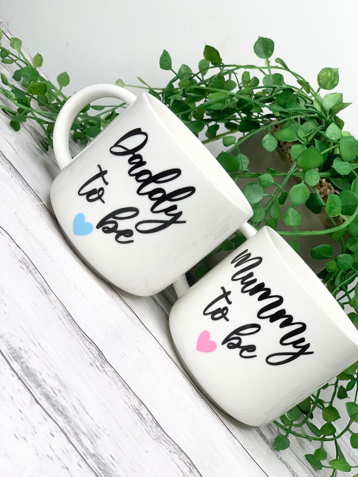 Mummy to be and daddy to be  440ml mugs coffee cups set couple gift set