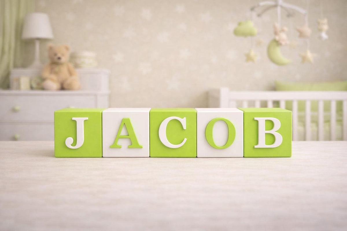 Personalised Baby Name Blocks | Custom Nursery Name Sign | 3D Printed Baby Blocks | Baby Shower Gift | Newborn Decor