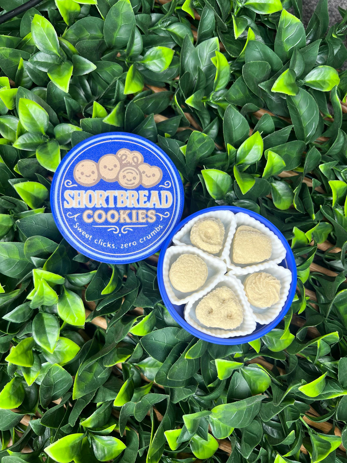 3D Printed Shortbread Cookie Clicker Fidget Toy – Cookie Tin
