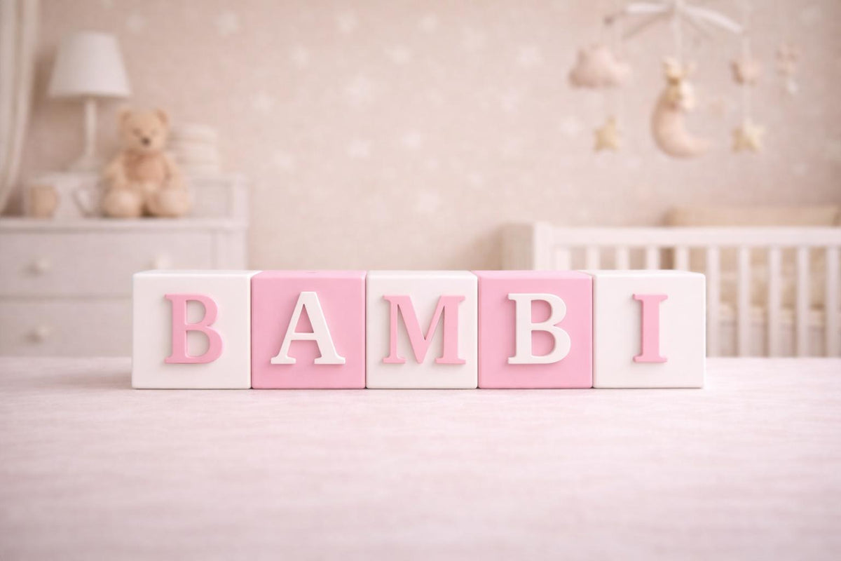 Personalised Baby Name Blocks | Custom Nursery Name Sign | 3D Printed Baby Blocks | Baby Shower Gift | Newborn Decor