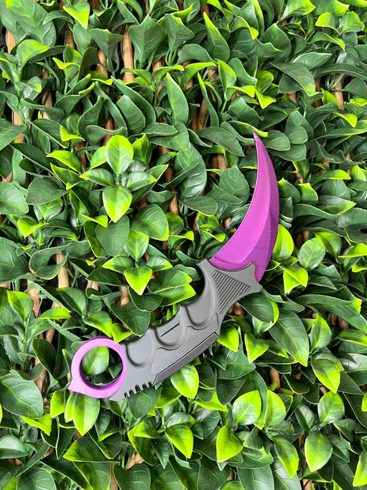 3D Printed Karambit Cosplay Replica Prop Knife for Costume & Display